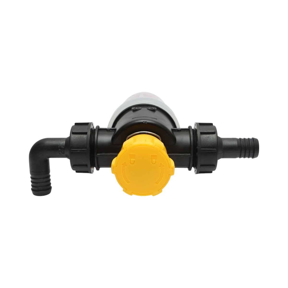 Filtru erbicidator transparent cu sita si valva autocuratare, racord 25mm